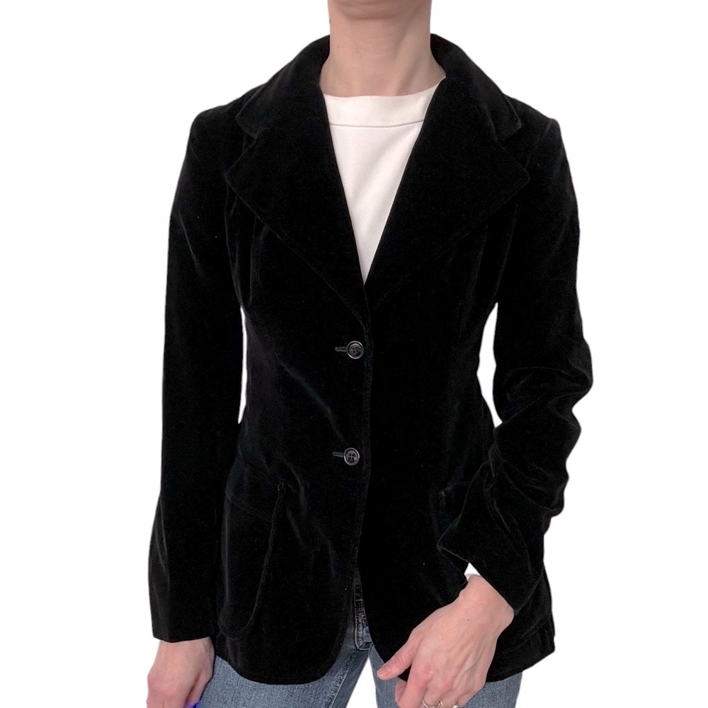 VINTAGE UNION MADE CLASSIC VELVET BLAZER WOMEN SIZE SMALL